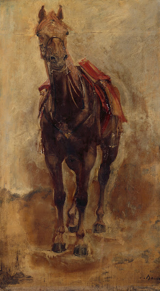 Étude de cheval pour le portrait équestre du comte de Palikao 1876