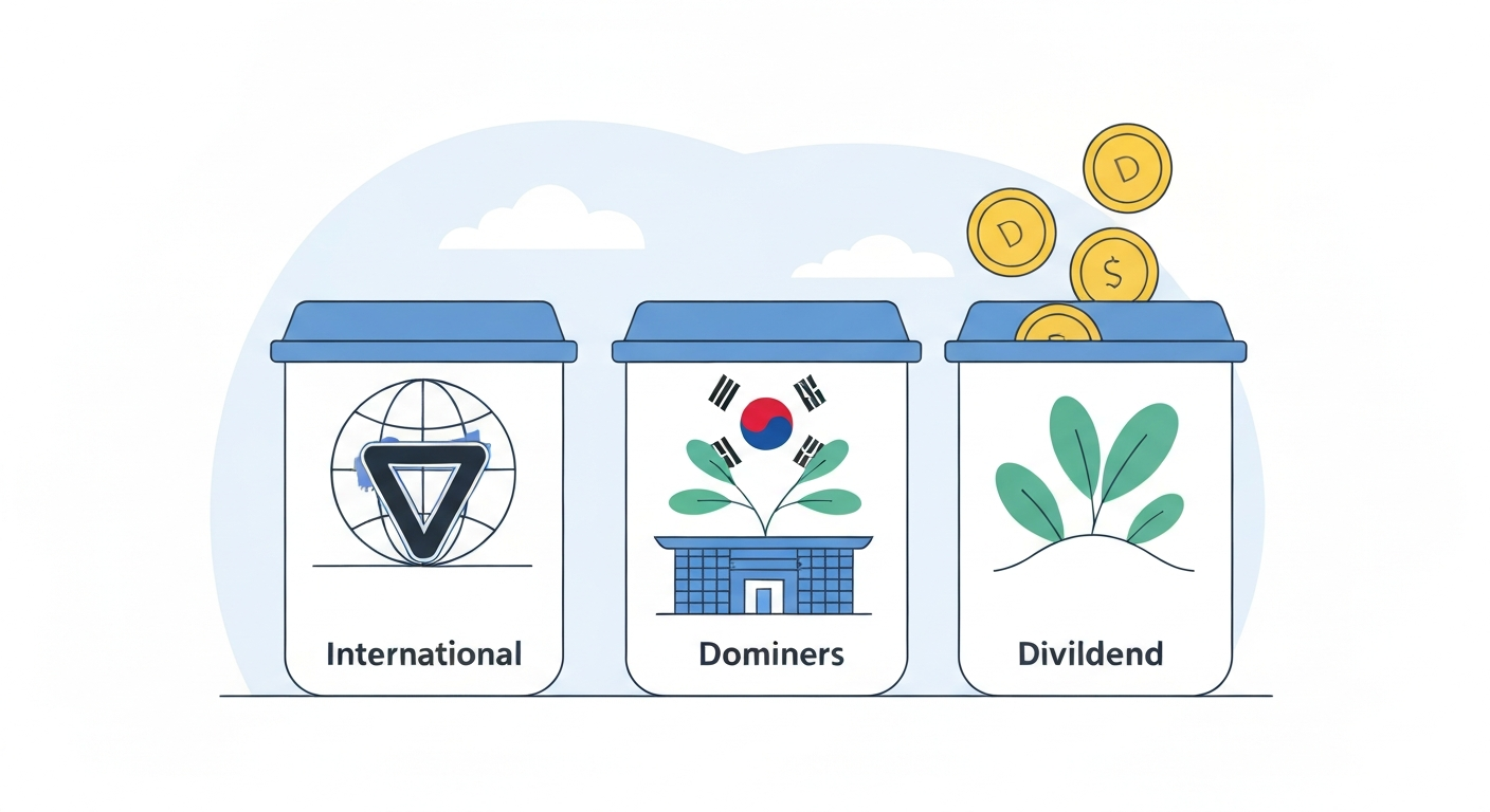 초보자 추천 ETF 유형 비교 카드