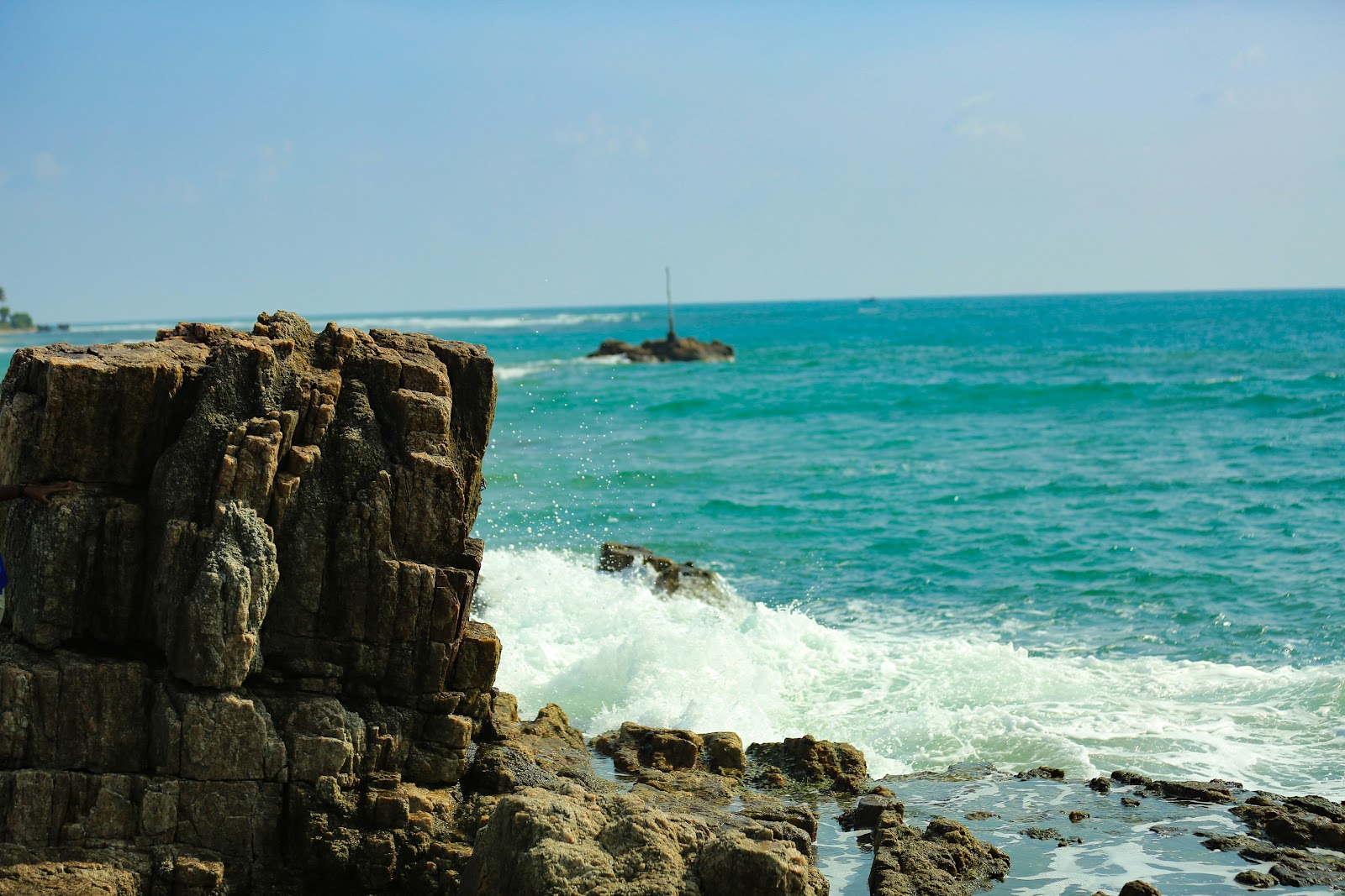 Trincomalee natural harbour Sri Lanka coastline