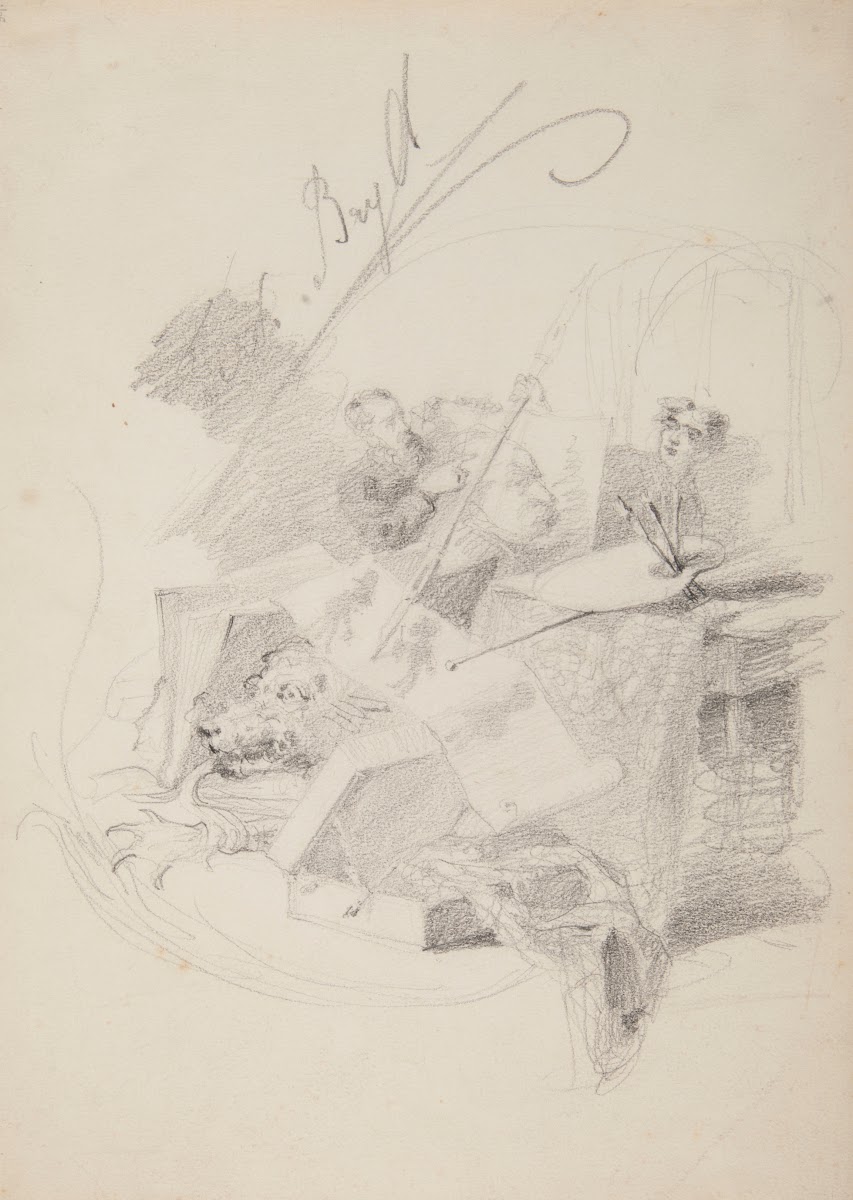 scena w pracowni malarza 1883 1886