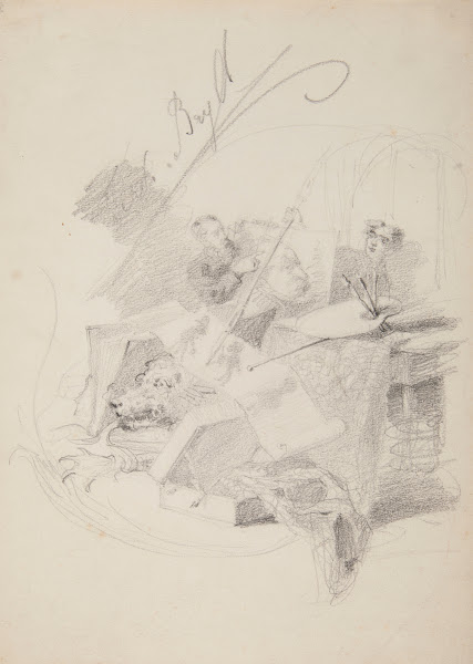 scena w pracowni malarza 1883 1886