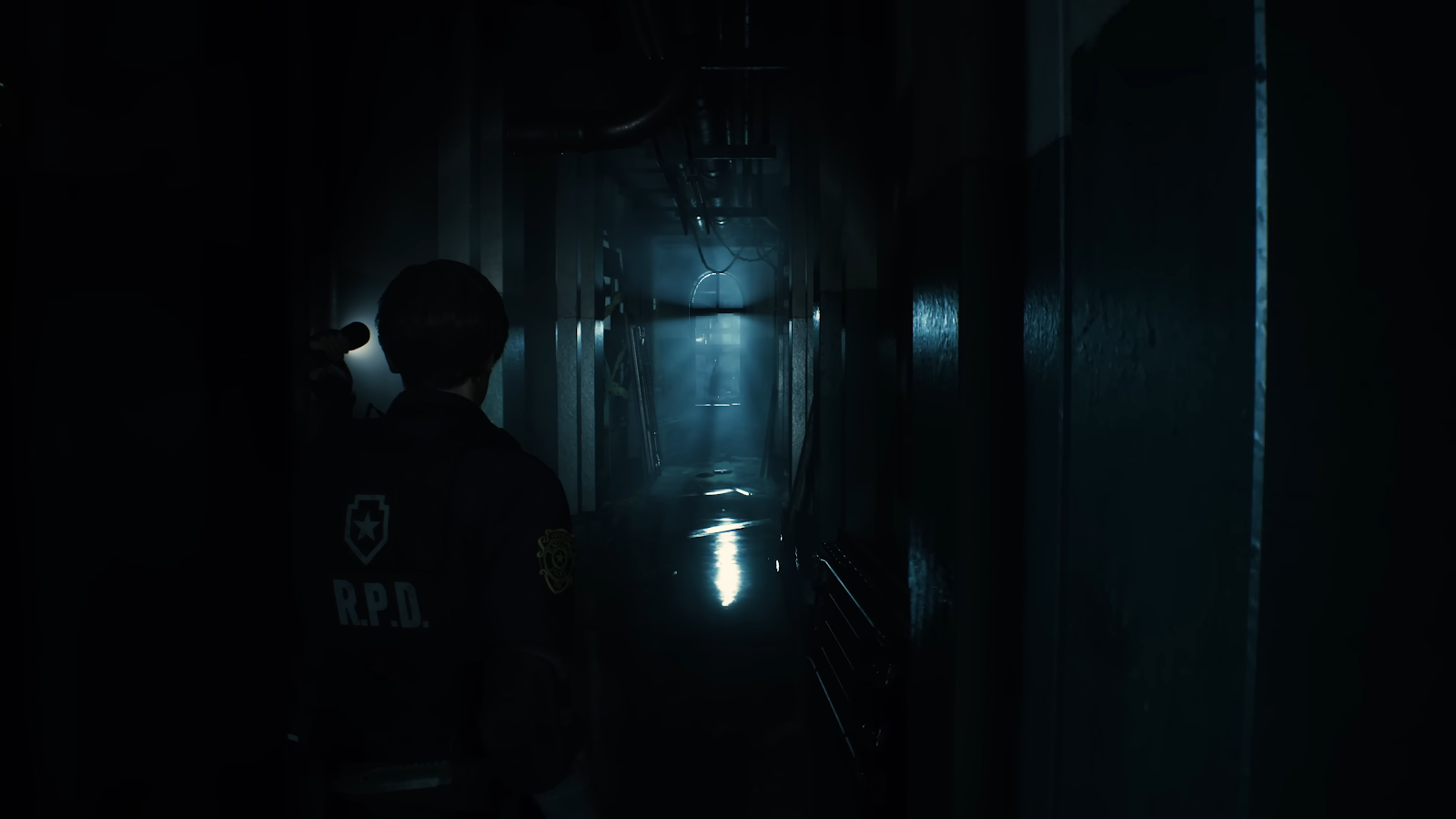 Leon Kennedy From Resident Evil 2 - Video Game Screenshot 4K Wallpaper (3840x2160)