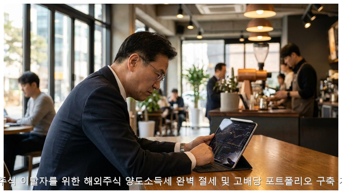 국내 주식 이탈자를 위한 해외주식 양도소득세 완벽 절세 및 고배당 포트폴리오 구축 가이드 핵심 안내 및 분석 인포그래픽 (2)
