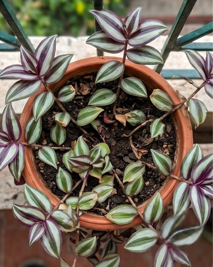 Zebrina Hanging Plant — view 3
