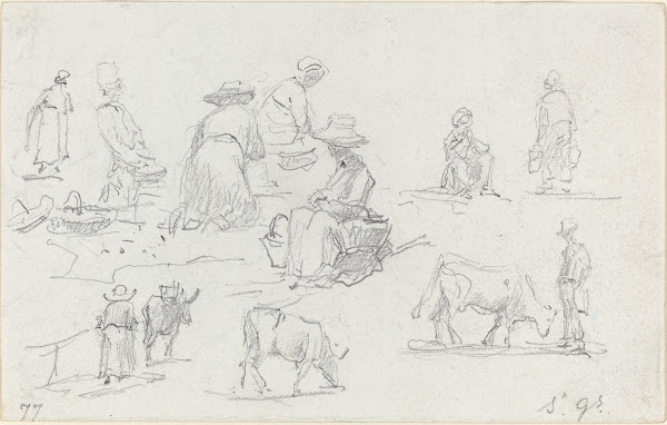 Peasants and Cows recto 1877