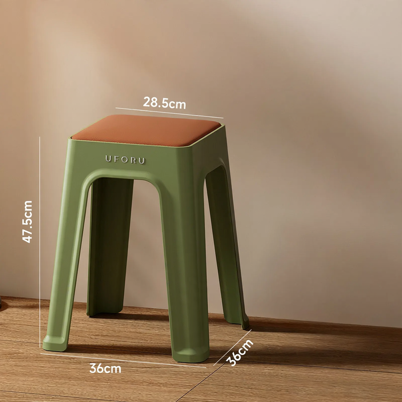 Stackable plastic stool, model DA1408