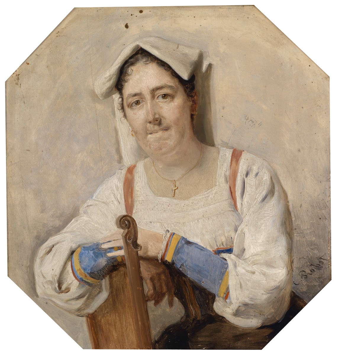 Bildnis einer Italienerin c1890