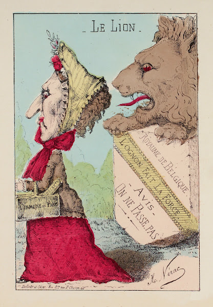 Le lion On ne passe pas Et Victor qui mattend 1871