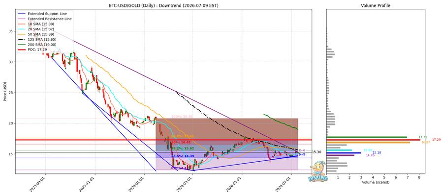 BTC vs Gold 비교