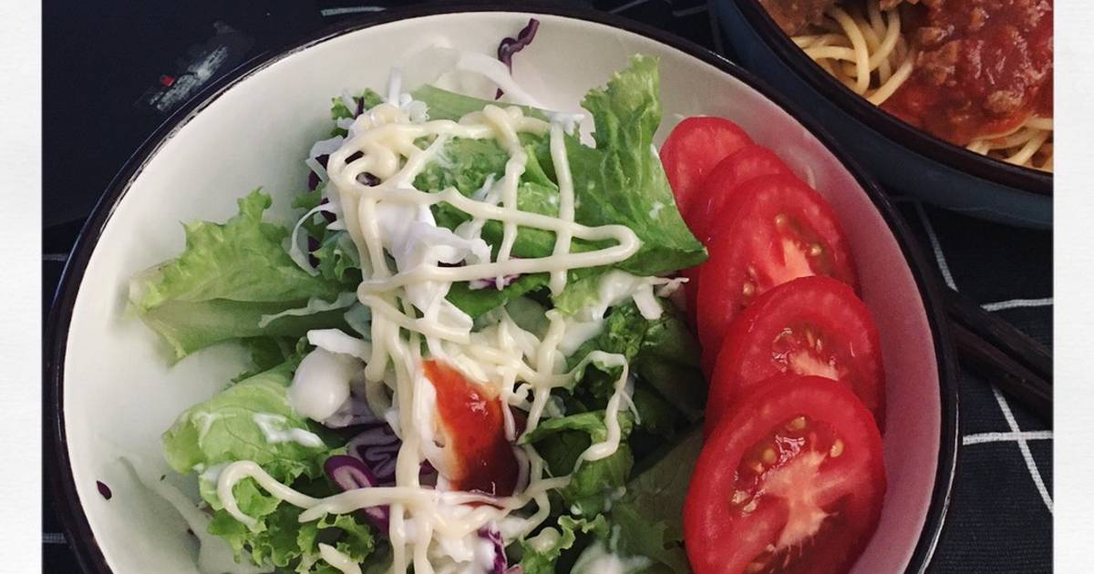 [Giảm cân #D_4] Salad trộn mayonnaise_116 calo