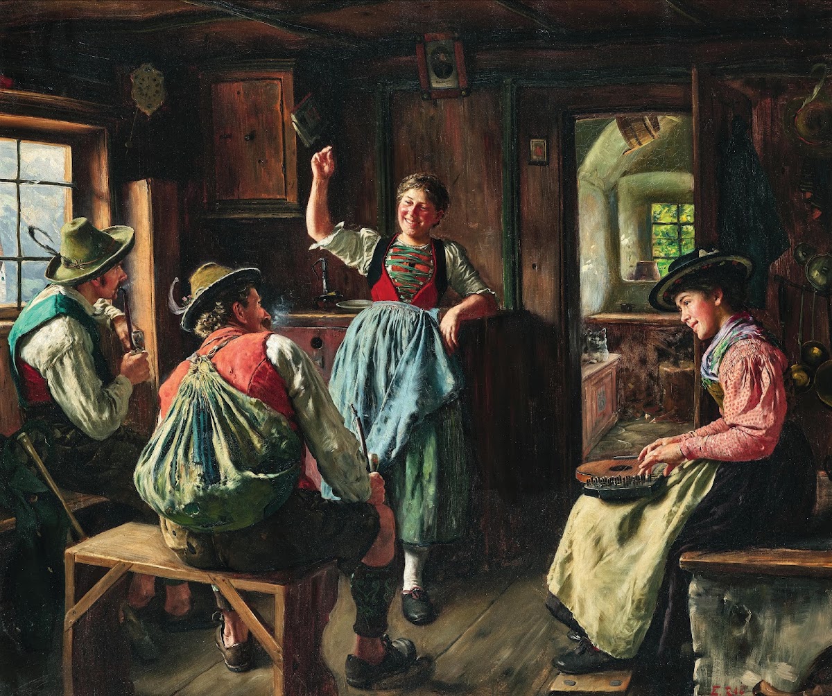 The Zither Player 1896