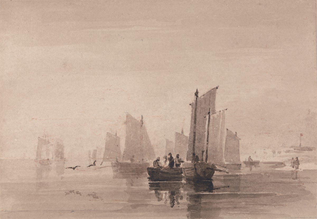 Fishing off Hastings early 1810s