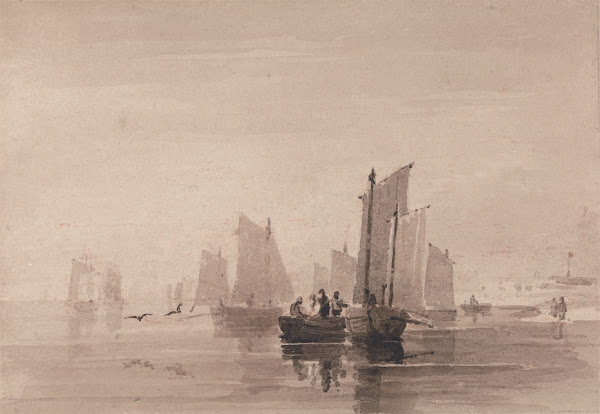 Fishing off Hastings early 1810s