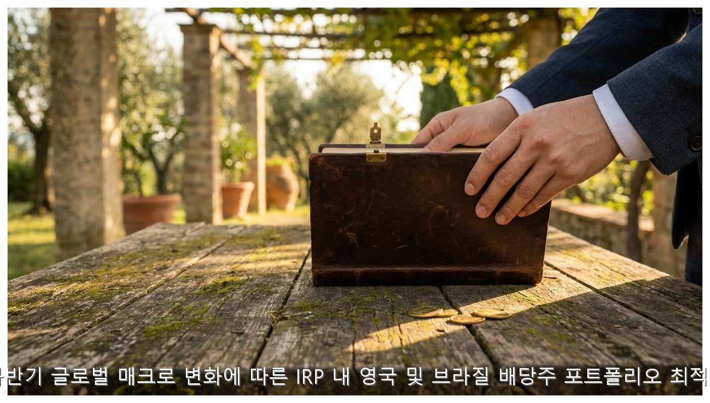 2026년 하반기 글로벌 매크로 변화에 따른 IRP 내 영국 및 브라질 배당주 포트폴리오 최적화 가이드 핵심 안내 및 분석 인포그래픽 (4)