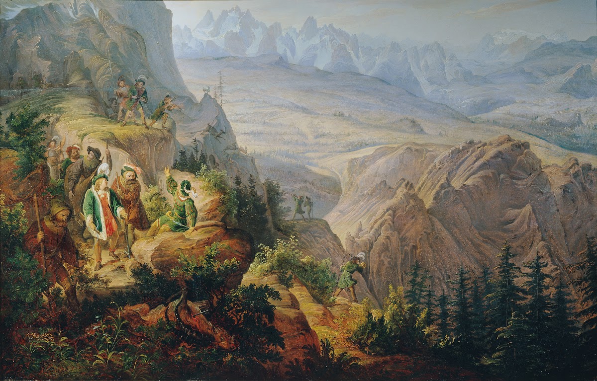 Kaiser Maximilian I Auf Der Steinbockjagd 1831