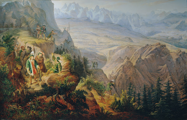 Kaiser Maximilian I Auf Der Steinbockjagd 1831