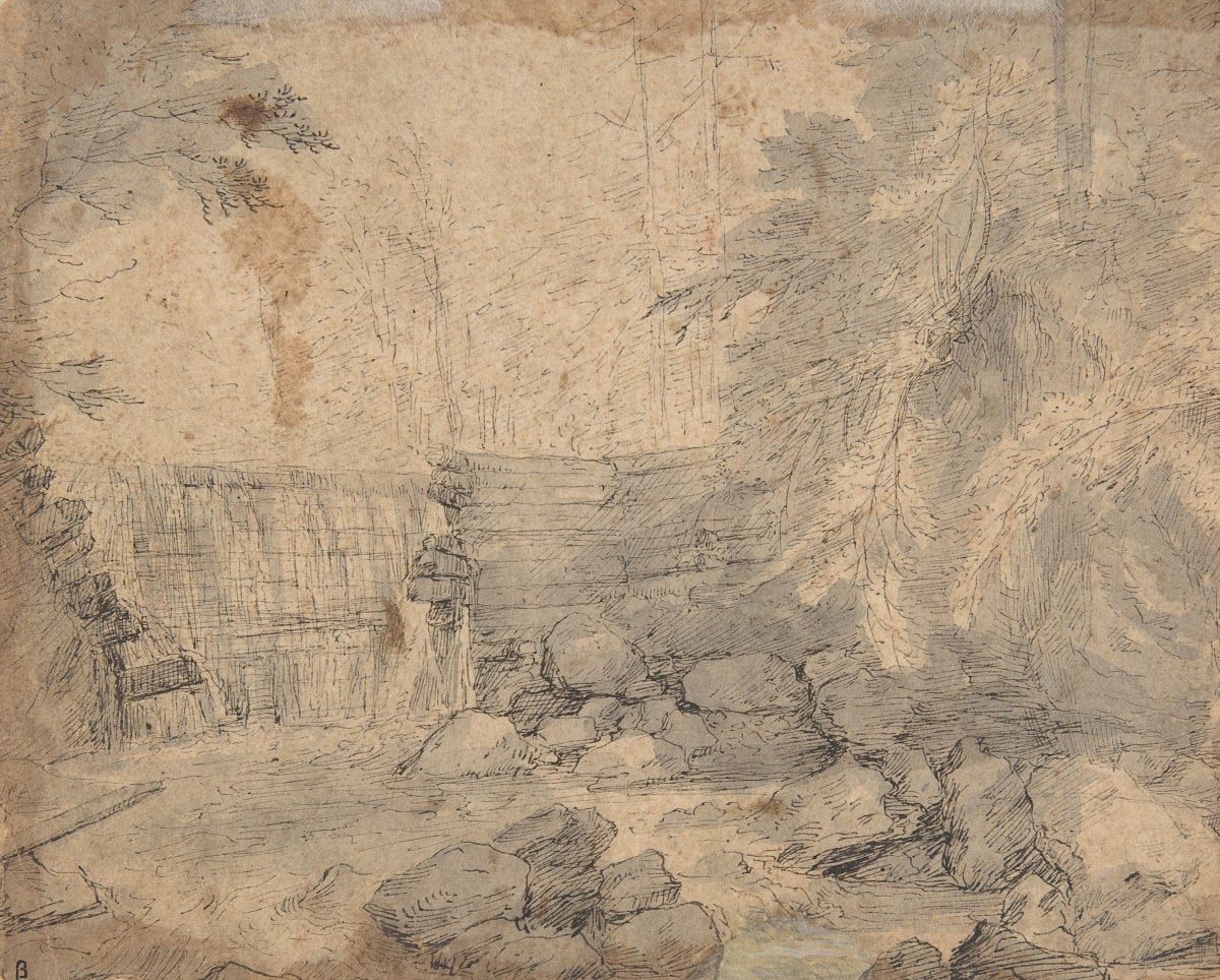 Dam on a Mountain Stream 16001605