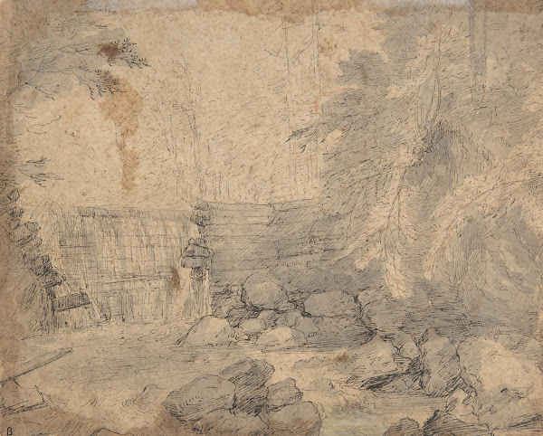 Dam on a Mountain Stream 16001605