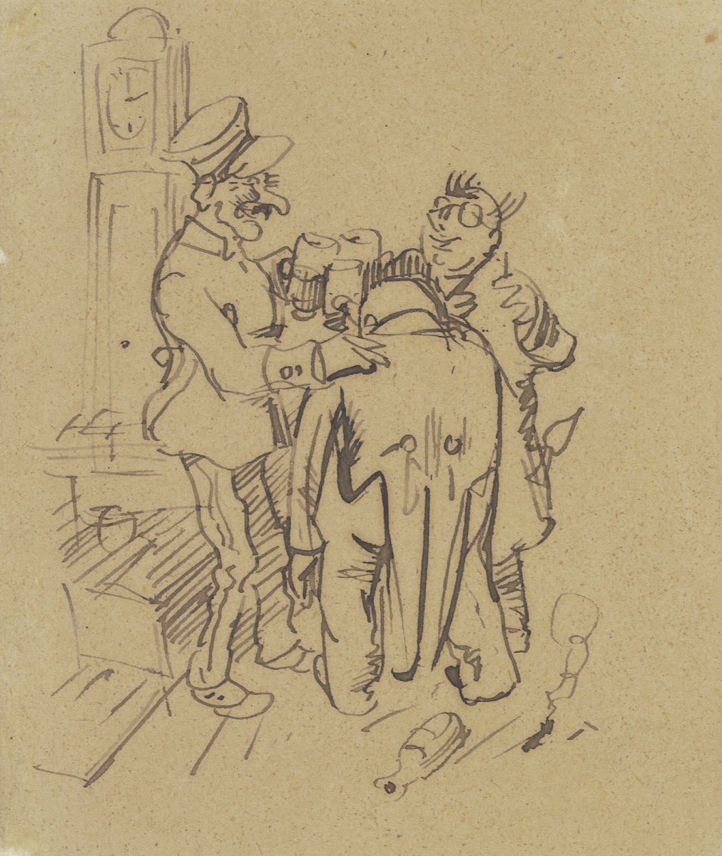 Herr Knopp im Wirtshaus 1876