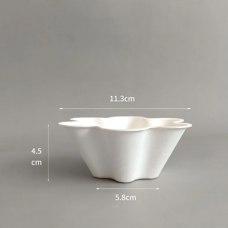 Disposable paper container, biodegradable