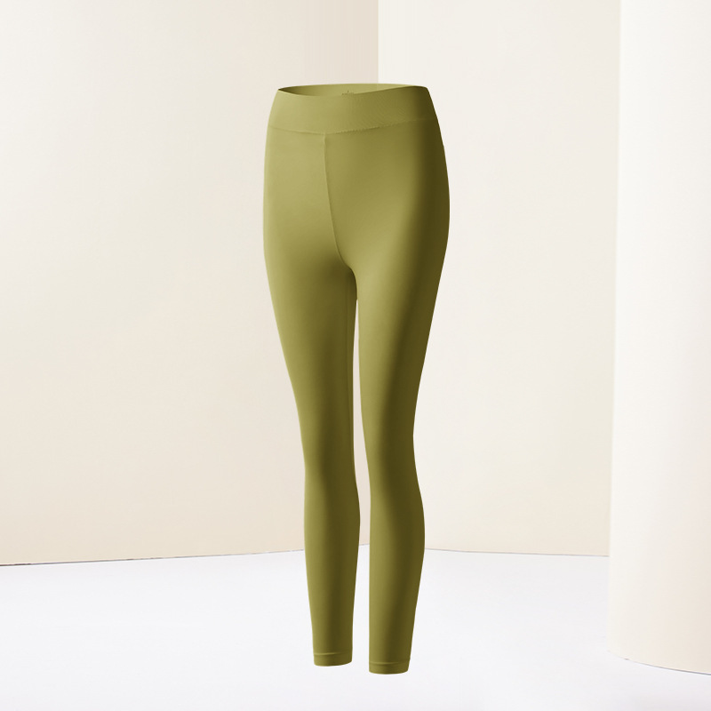Women's thermal underwear set, ultra-thin, round neckline