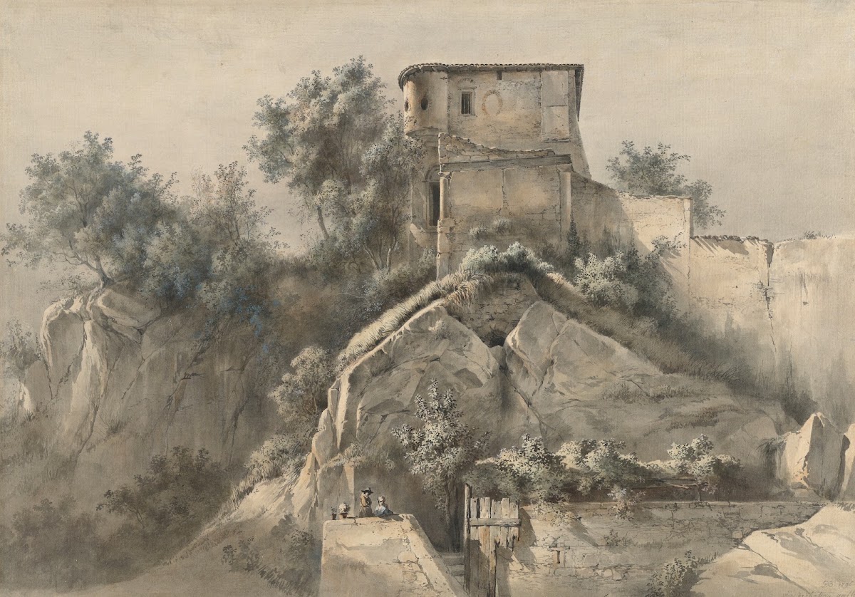 Landscape with Château Galliard 1796