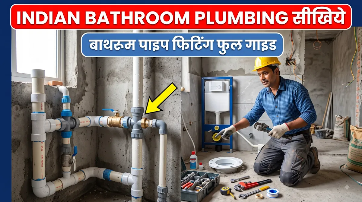 Indian Bathroom Plumbing Complete Guide: Design, Installation, Pipe Selection Aur Maintenance Guide