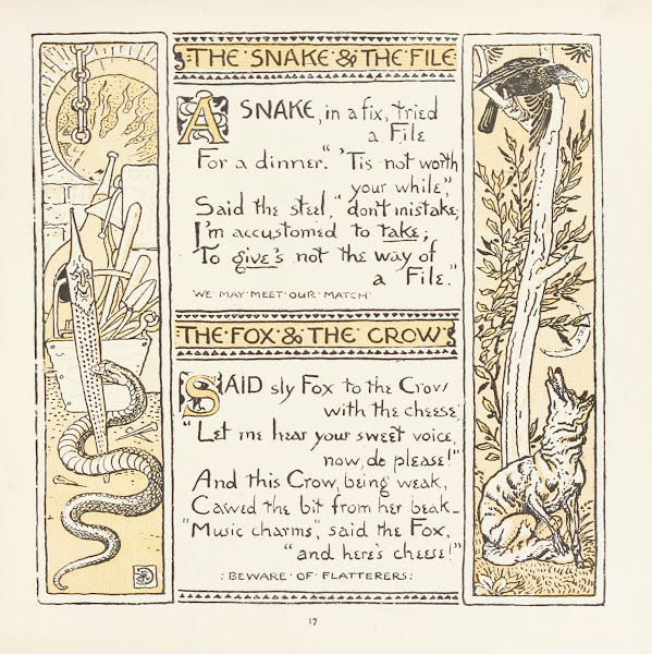 The Snake and the File The Fox and the Crow 1908