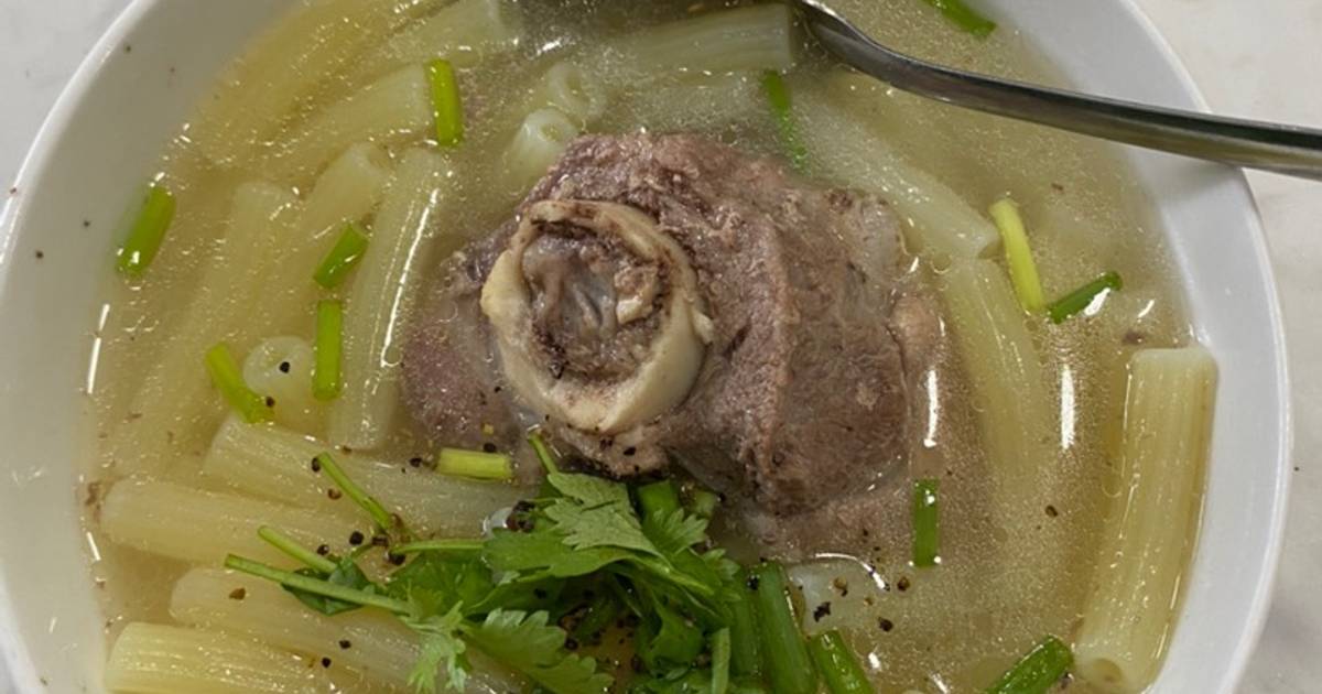 Soup Nui xương heo