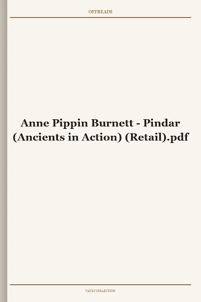Pindar (Ancients in Action)
