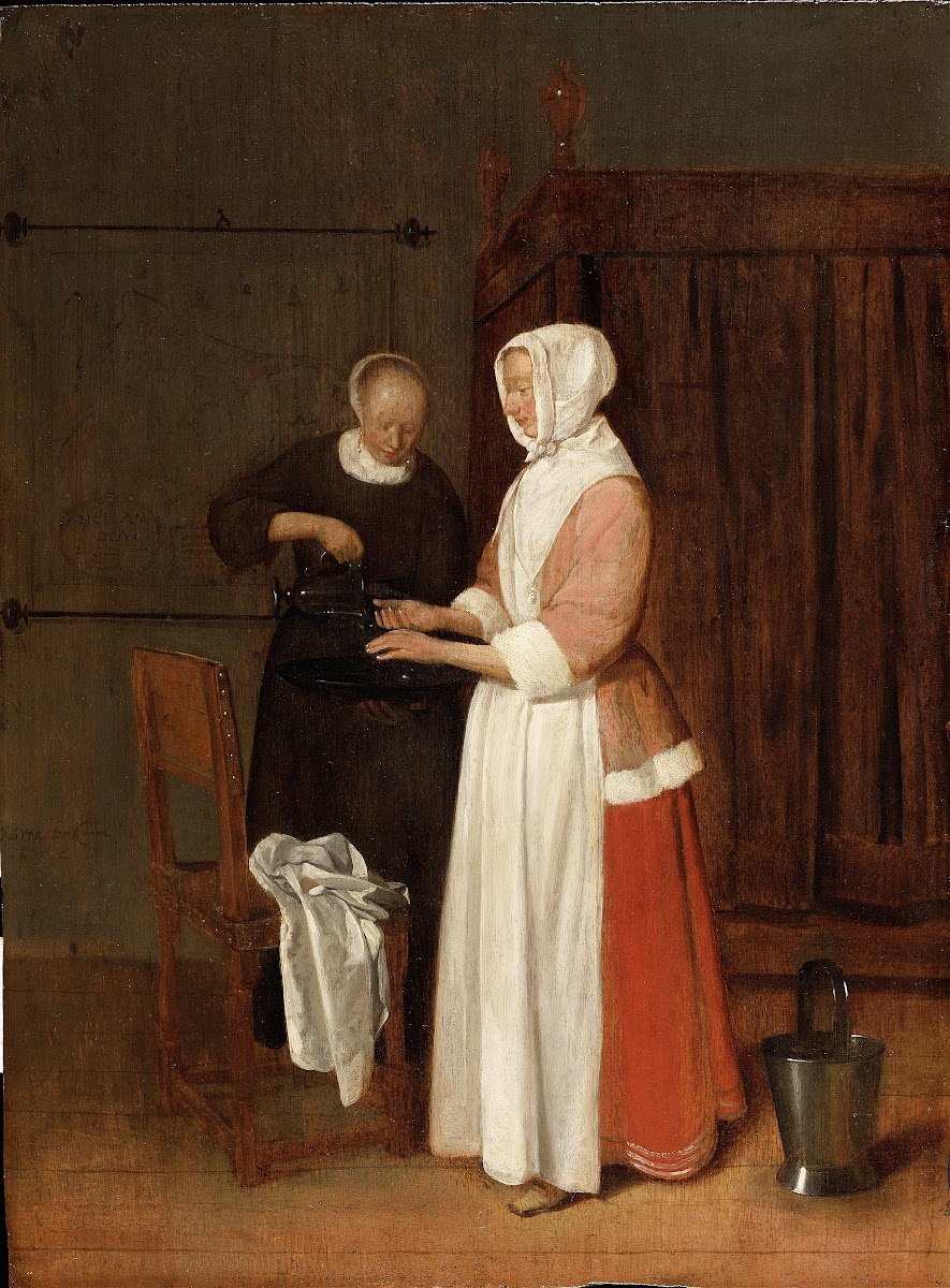 A Woman Washing her Hands 1662