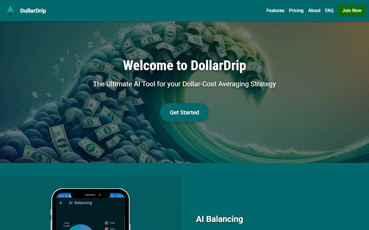 Captura de DollarDrip.io