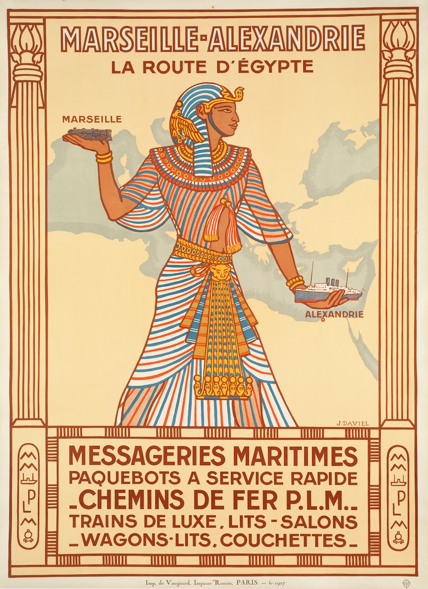 Marseille Alexandrie La Route DEgypte 1927