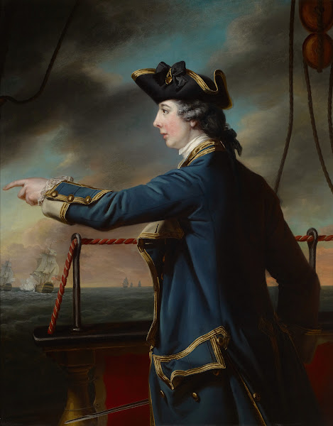 Portrait of Captain Edward Knowles RN 1742 1762 circa 1762