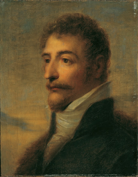 Brustbild eines bärtigen Mannes 1810 1818