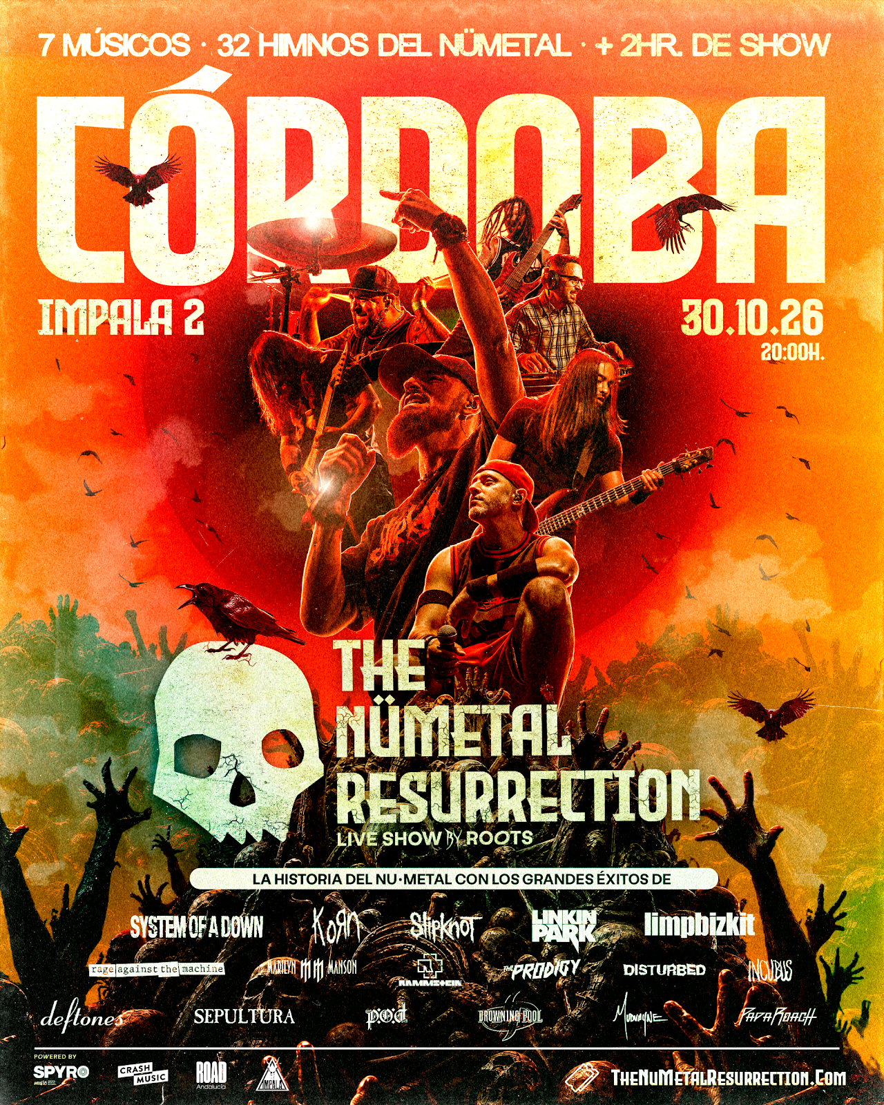 Cartel de NU METAL RESURRECTION