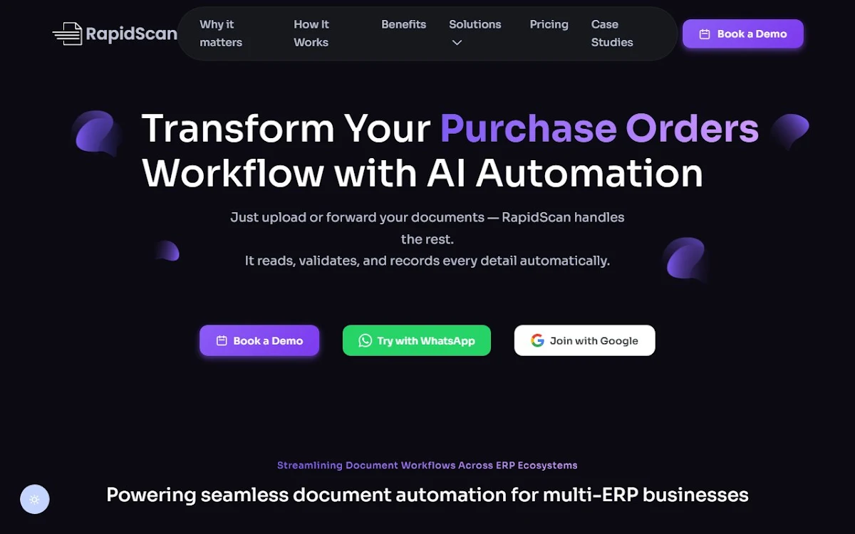 Captura de RapidScan.AI