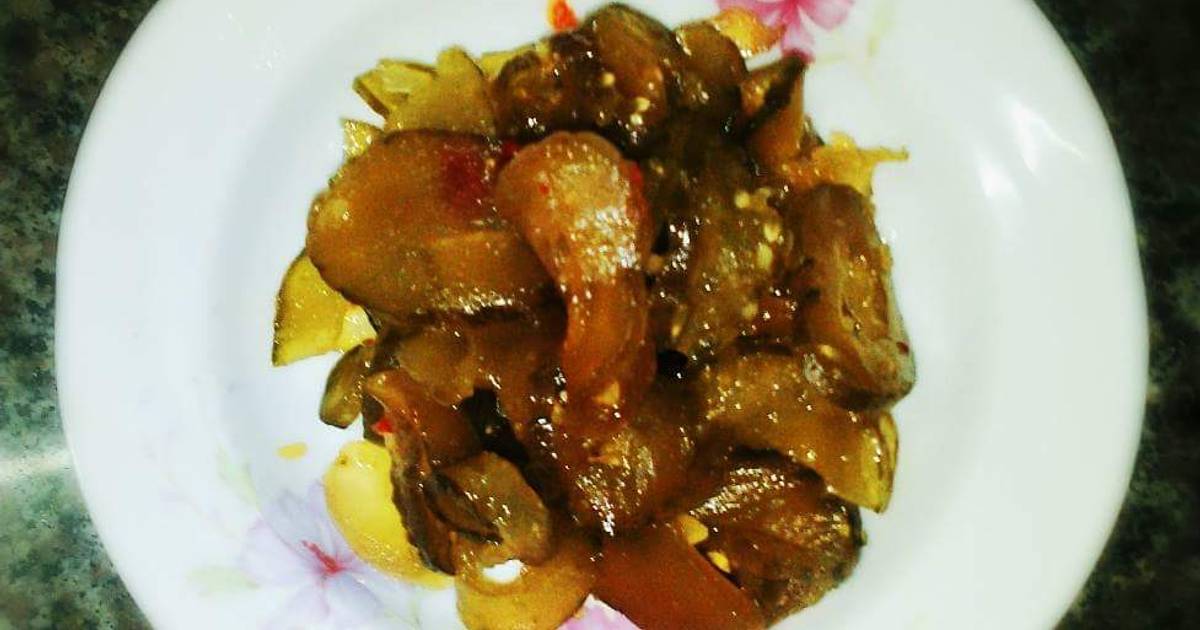Dưa mắm trộn tỏi ớt
