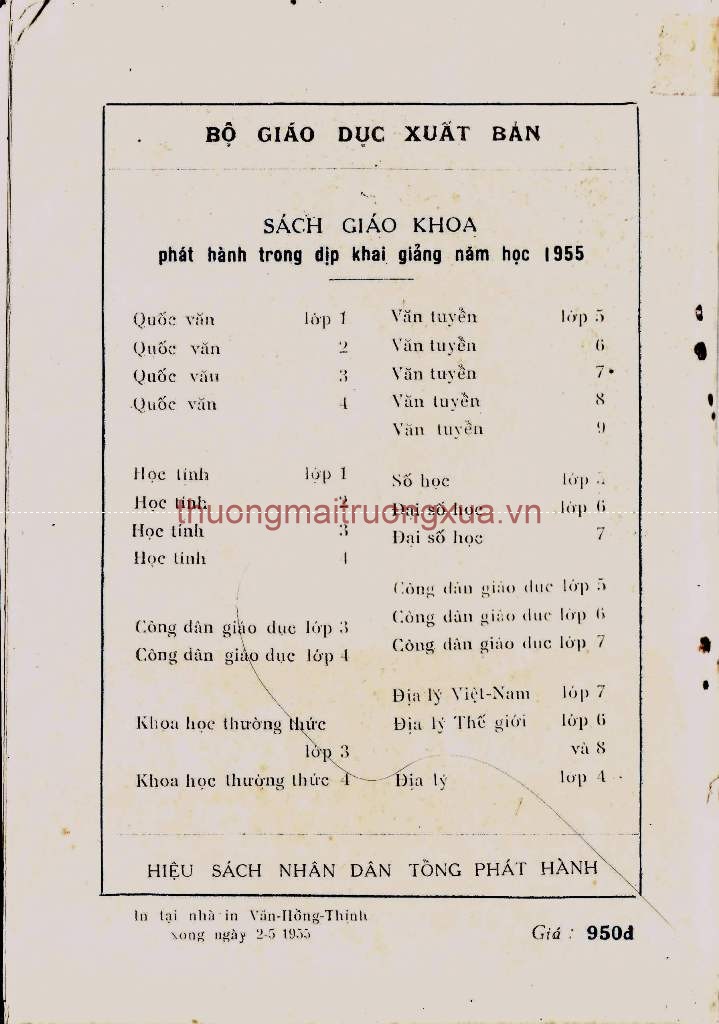 Việt văn bổ túc lớp 3 (1970) - Trang 56