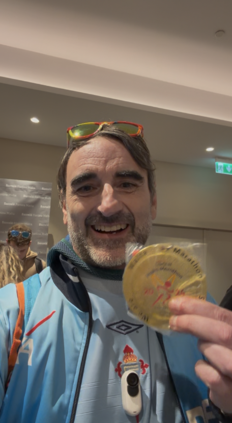 Medalla pendiente de Josep recogida en la expo