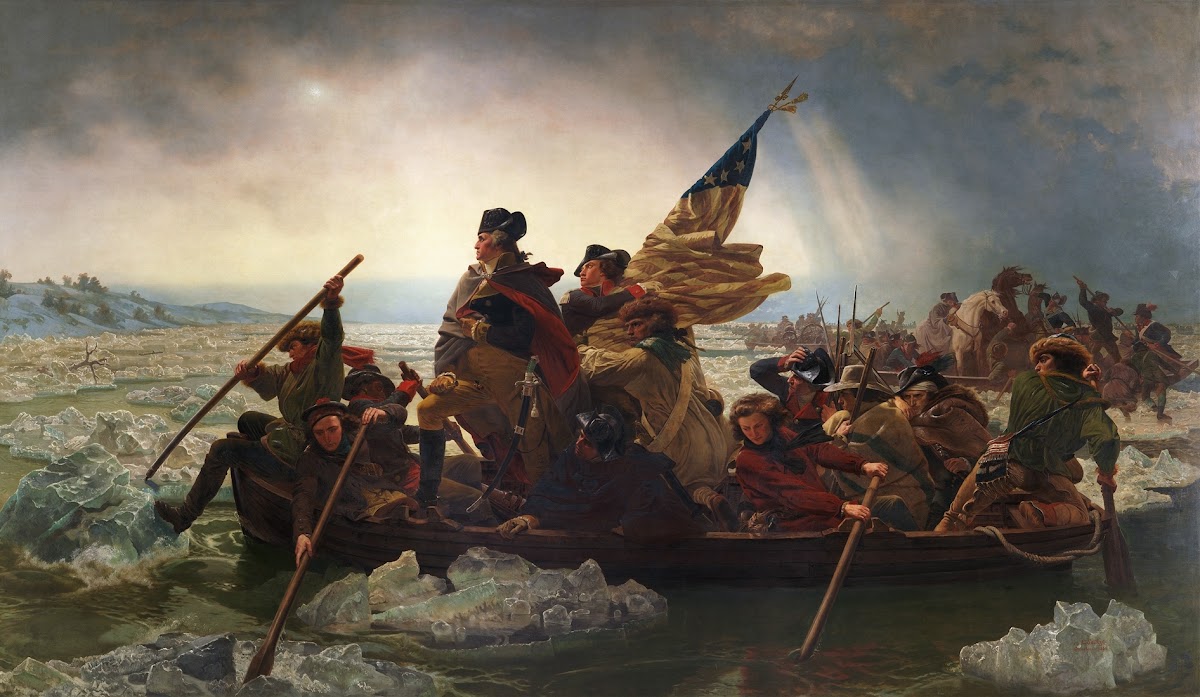 Washington Crossing the Delaware 1851