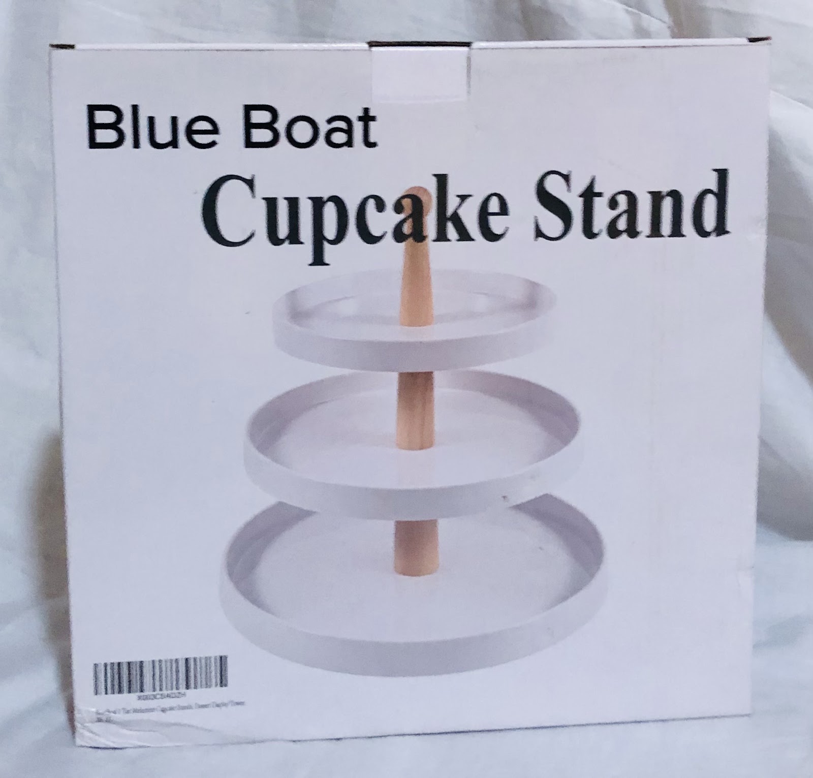 3 Tiers Blue Boat Cupcake Stand
