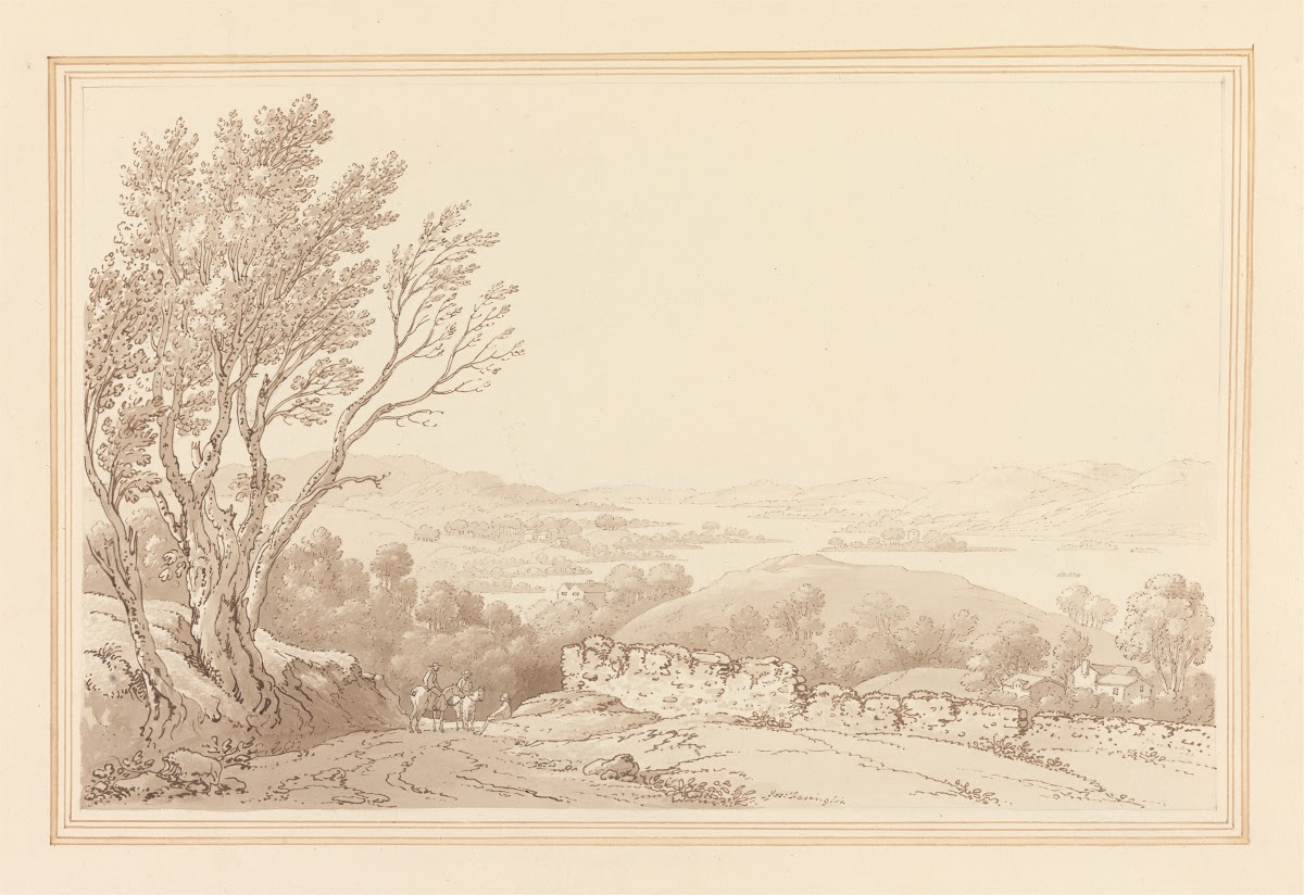 View over Windermere from above Barig