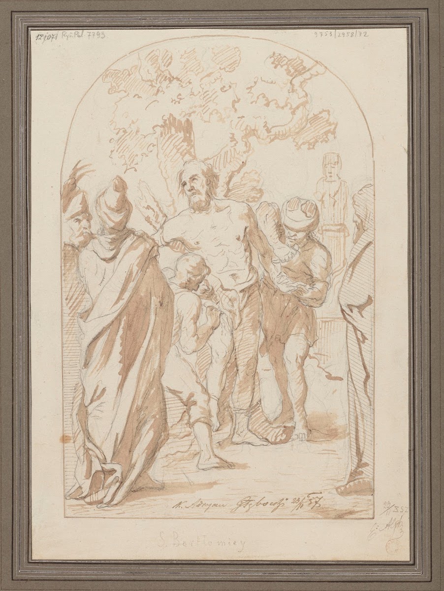 Saint Bartholomew Martyrdom of Saint Bartholomew 1857