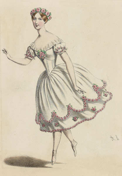 Acad Royale Musique Mlle Carlotta Grisi dans Le diable à quatre acte 2e 1845