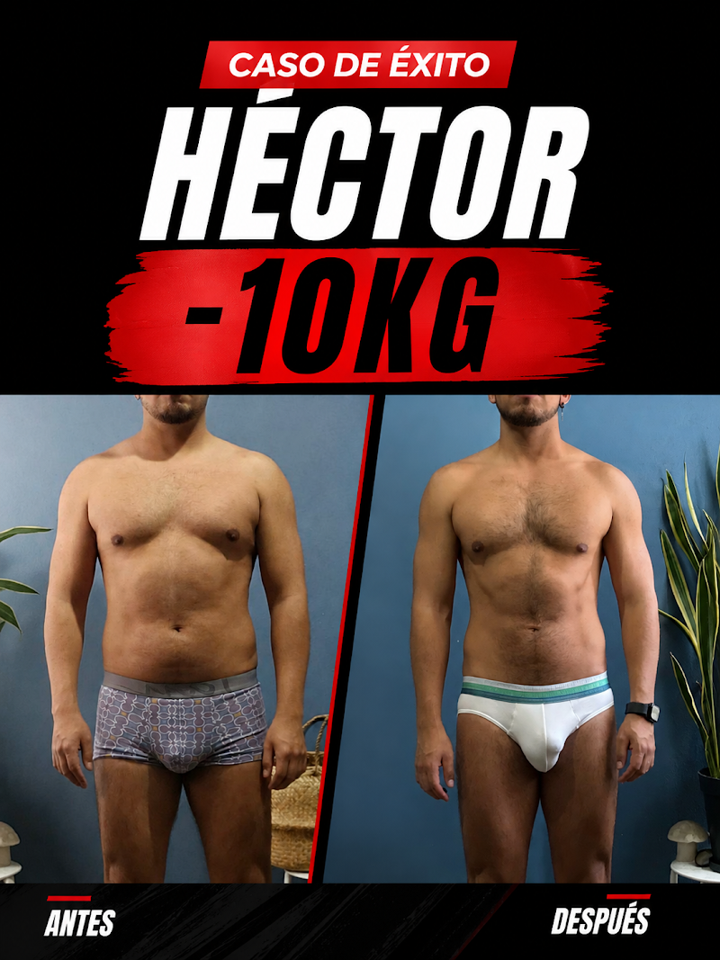 Transformación real de un cliente de Fuerte y Sin Panza