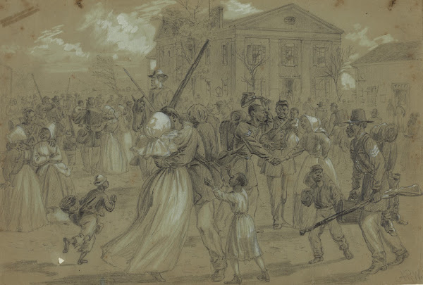 African American soldiers mustered out at Little Rock Arkansas 1865