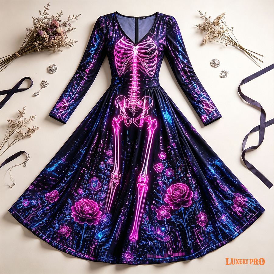 STY-05-NWCQ - Witch Long Dress