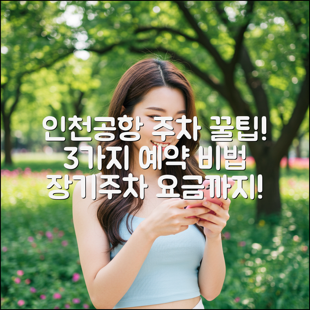 인천공항 주차 대행 3가지 예약 팁 & 장기주차장 요금