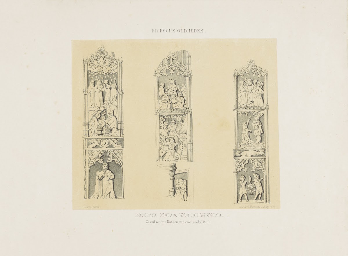 Groote Kerk van Bolsward 1875